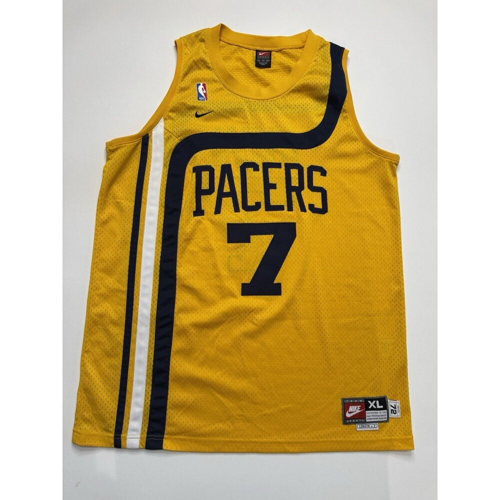 Vintage Nike Indiana Pacers Jermaine O’Neal #7 Rewind Jersey Y2K Retro Size XL